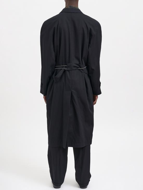 26SS 마리아노 트렌치 코트 NMGSS26TC01012608699 Black - MAGLIANO