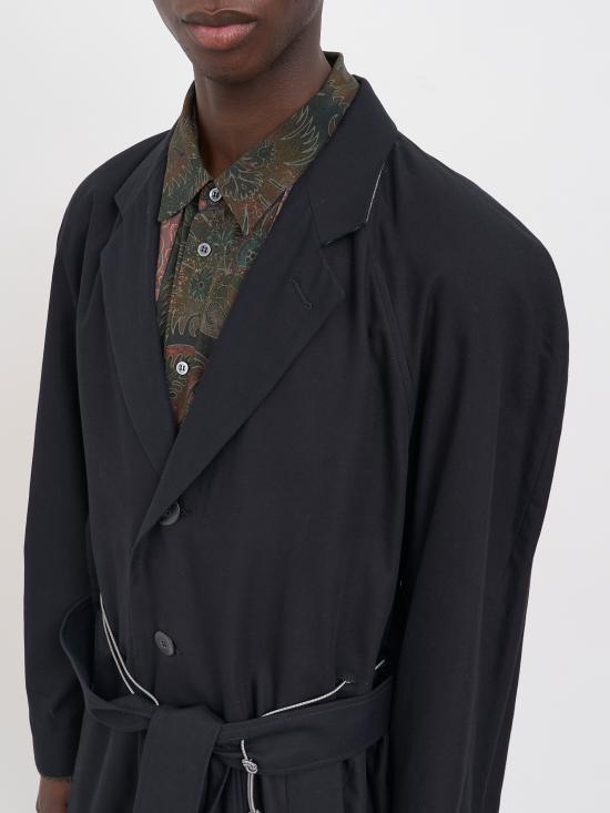 26SS 마리아노 트렌치 코트 NMGSS26TC01012608699 Black - MAGLIANO