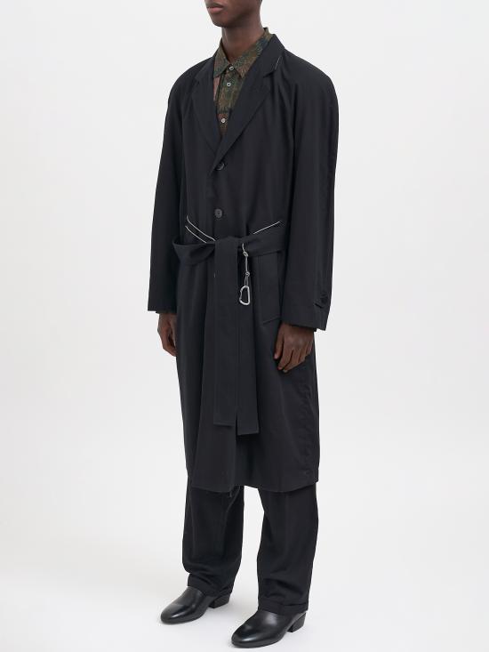 26SS 마리아노 트렌치 코트 NMGSS26TC01012608699 Black - MAGLIANO