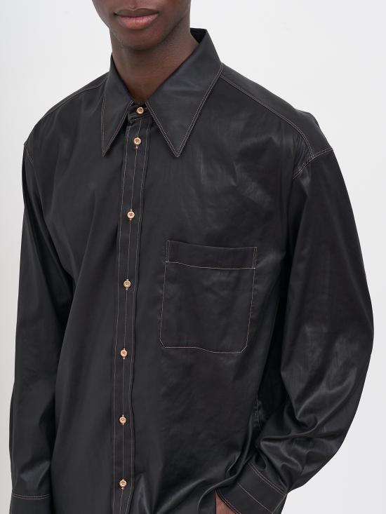 26SS 르메르 셔츠 NSH1273LF1536BK997 Dark grey - LEMAIRE
