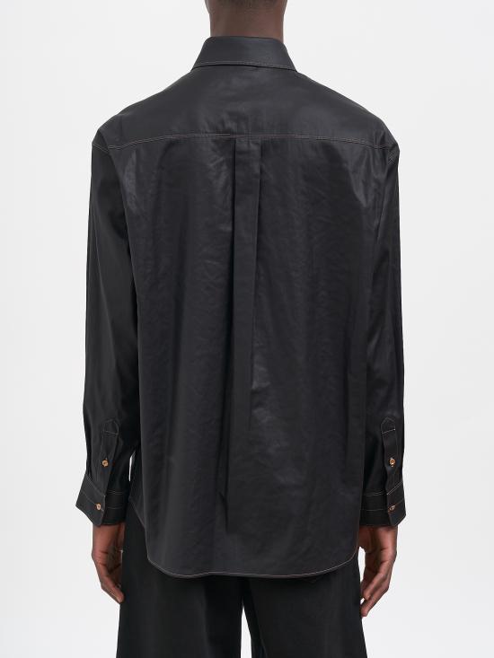 26SS 르메르 셔츠 NSH1273LF1536BK997 Dark grey - LEMAIRE