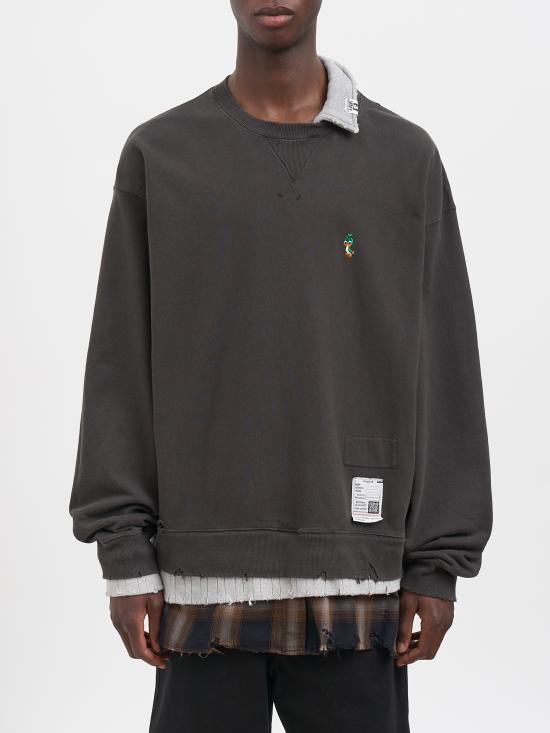 26SS 메종 미하라 야스히로 스웨터 NJ16PO752BLACK Black