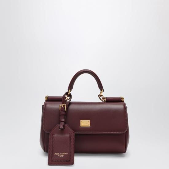 26SS 돌체앤가바나 마이 시실리 핸드백 BB7864B7321 Burgundy