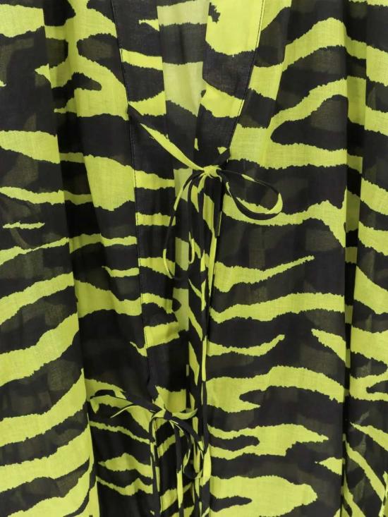 26SS 디 아티코 원피스 260WBK00002CCC134PR 166 BLACK YELLOW - THE ATTICO