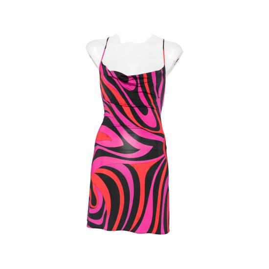 26SS 푸찌 원피스 6HJG36 6H767 003 PINK BLACK