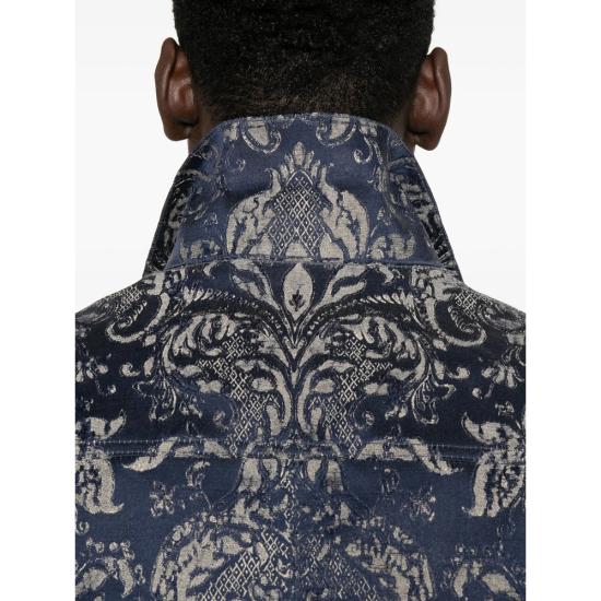26SS 와타나베 준야 데님 자켓 WQ J202 NABEI BLUE GREY - JUNYA WATANABE