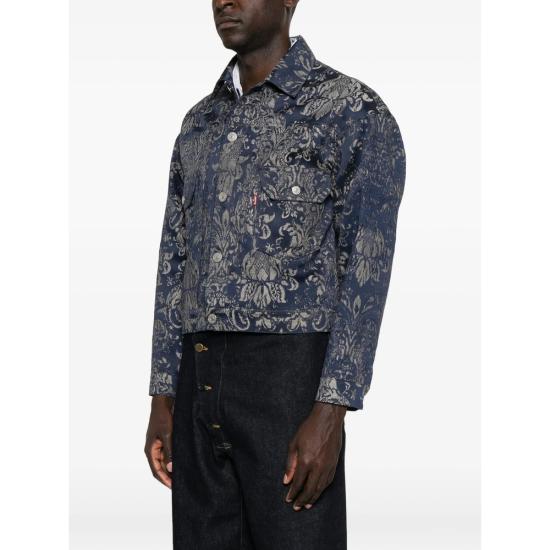 26SS 와타나베 준야 데님 자켓 WQ J202 NABEI BLUE GREY - JUNYA WATANABE