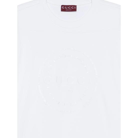 26SS 구찌 자수 코튼 저지 스웨트셔츠 855974 XJHM9 9051 WHITE - GUCCI