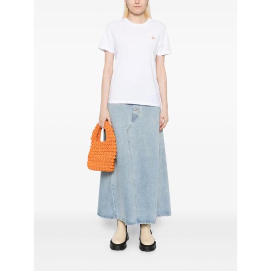 26SS 메종키츠네 베이비 폭스 레귤러 티셔츠 PW00115KJ7026 WHITE - MAISON KITSUNE