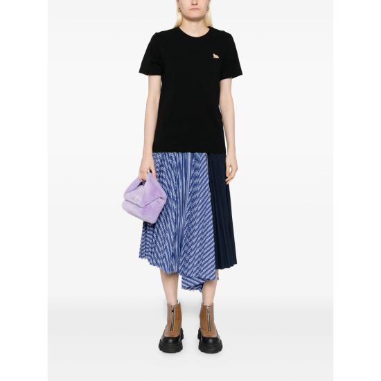 26SS 메종키츠네 베이비 폭스 레귤러 티셔츠 PW00115KJ7026 BLACK - MAISON KITSUNE
