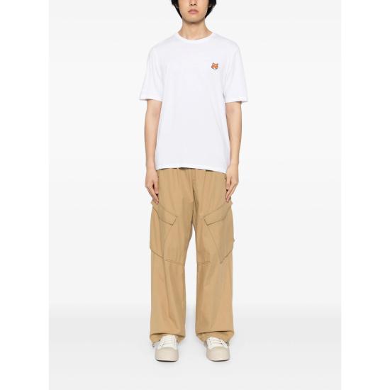 26SS 메종키츠네 폭스 헤드 레귤러 티셔츠 PM00107KJ7026 WHITE - MAISON KITSUNE