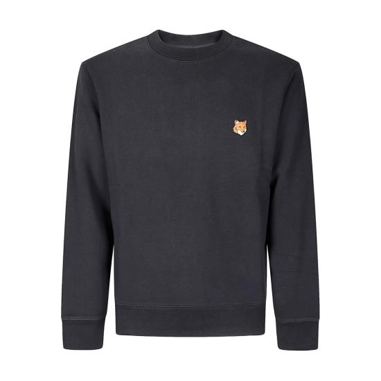 26SS 메종키츠네 폭스 헤드 레귤러 폴로 티셔츠 PM00303KM0340 BLACK