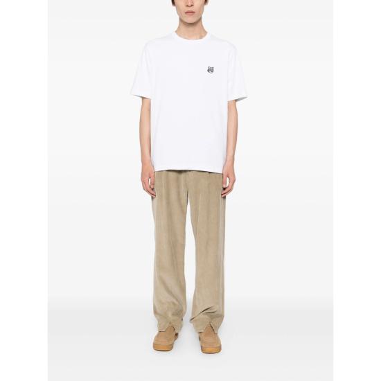 26SS 메종키츠네 폭스 헤드 컴포트 티셔츠 PM00108KJ7025 WHITE - MAISON KITSUNE