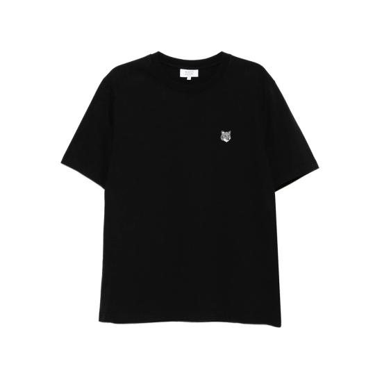 26SS 메종키츠네 폭스 헤드 컴포트 티셔츠 PM00108KJ7025 BLACK