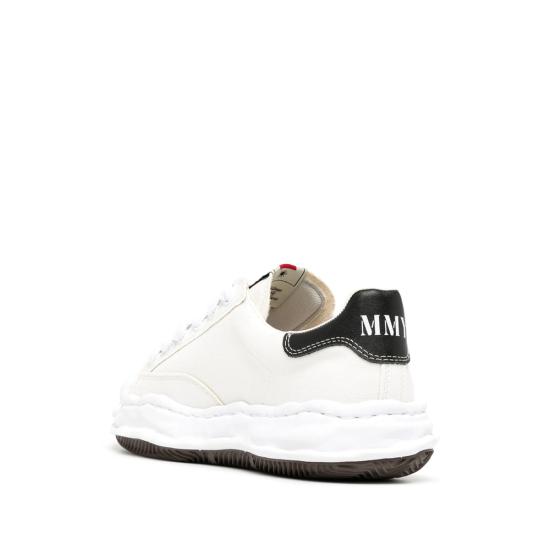 26SS 메종 미하라 야스히로 블레이키 OG 솔 캔버스 로우탑 스니커즈 A08FW735 WHITE - MAISON MIHARA YASUHIRO