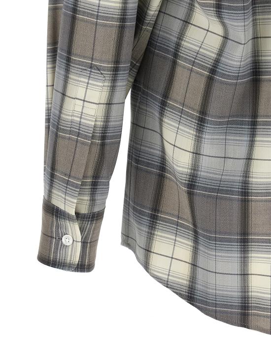 26SS 오라리 긴팔 셔츠 A26SS01LCBLUEGRAYCHECK Gray - AURALEE
