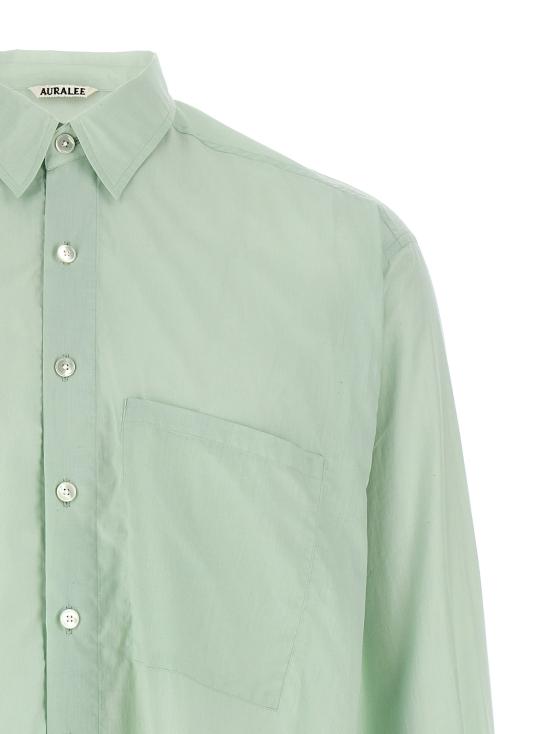 26SS 오라리 긴팔 셔츠 A26SS02CLPALEBLUE Blue - AURALEE