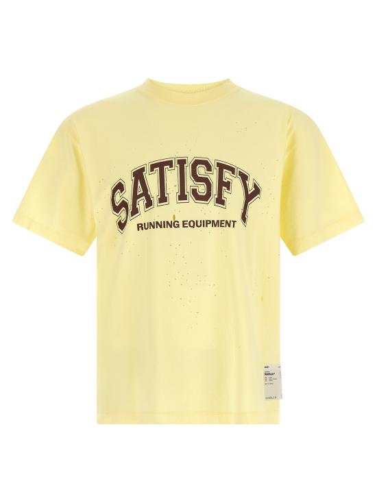 26SS 새티스파이 모스테크 티셔츠 1100641A0441A04 Yellow