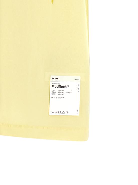 26SS 새티스파이 모스테크 티셔츠 1100641A0441A04 Yellow - SATISFY