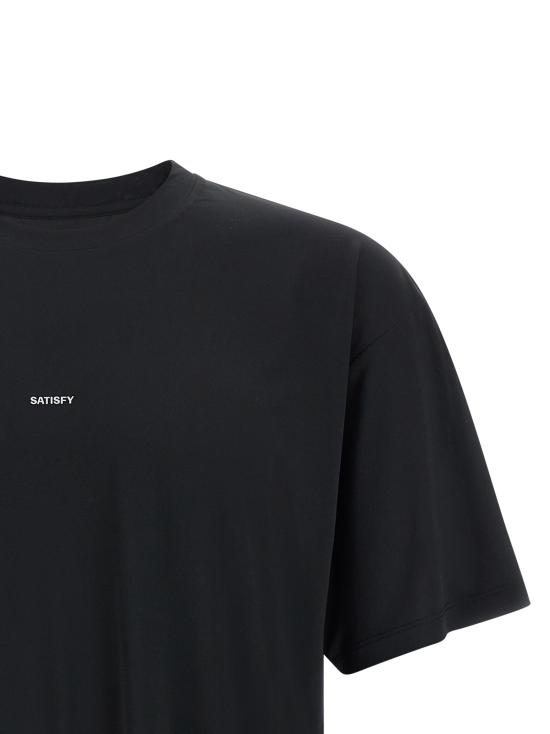 26SS 새티스파이 아우라라이트 티셔츠 110000000100001 Black - SATISFY