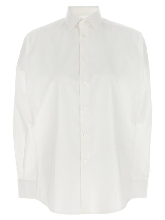 26SS MM6 메종마르지엘라 블라우스 S62DT0052M35256101 White