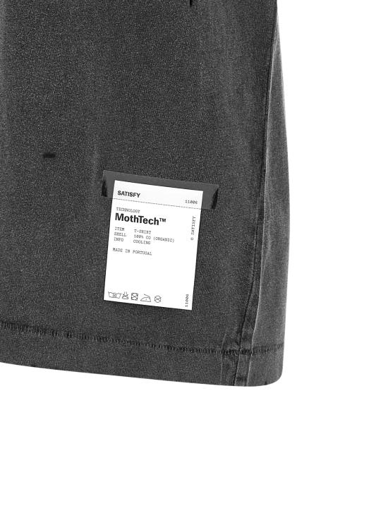 26SS 새티스파이 모스테크 티셔츠 1100600A0400A04 Black - SATISFY