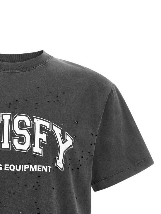 26SS 새티스파이 모스테크 티셔츠 1100600A0400A04 Black - SATISFY