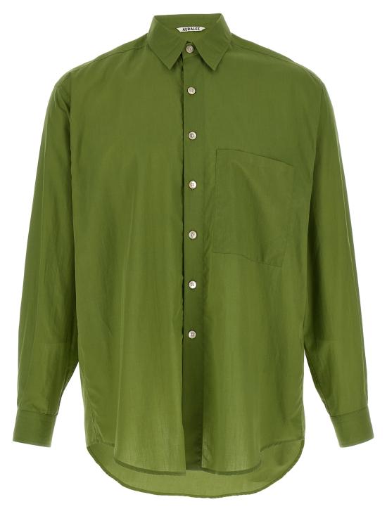26SS 오라리 긴팔 셔츠 A26SS02CLDUSTYGREEN Green