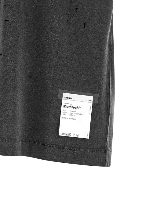 26SS 새티스파이 모스테크 티셔츠 1100600A0800A08 Black - SATISFY