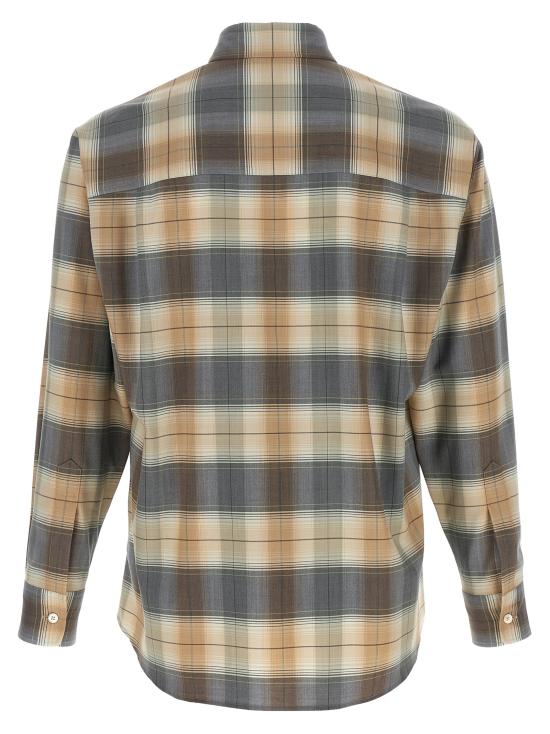 26SS 오라리 긴팔 셔츠 A26SS01LCLIGHTBROWNCHECK Brown - AURALEE