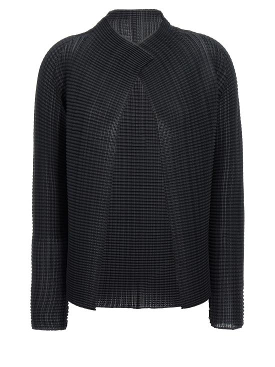 26SS 이세이 미야케 가디건 IM66FJ68015 Black