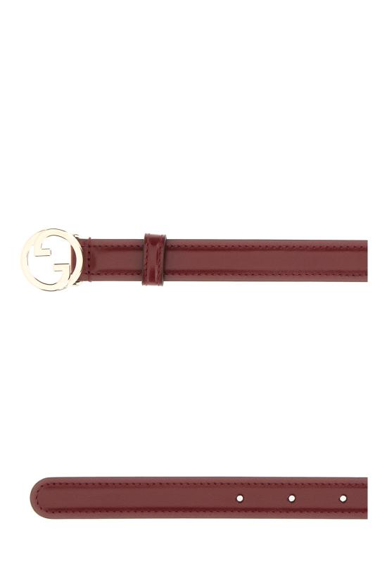 25SS 구찌 벨트 7230730YA0G 6207 ROSSO ANCORA - GUCCI