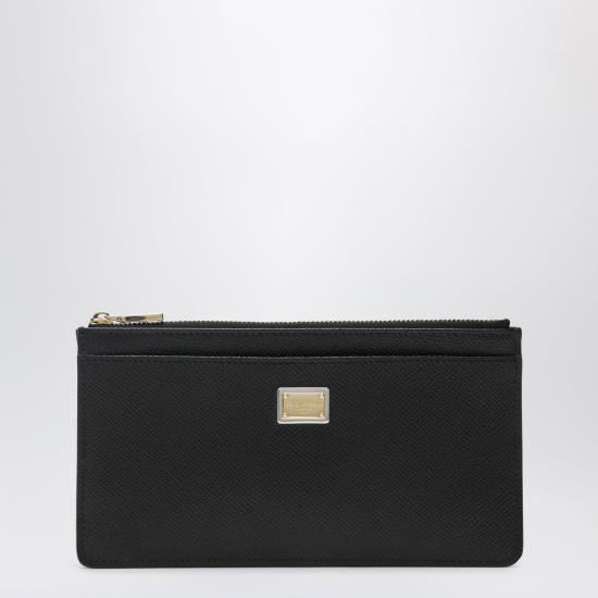 26SS 돌체앤가바나 Large Dauphine calfskin 카드 홀더 BI1265A1001 Black