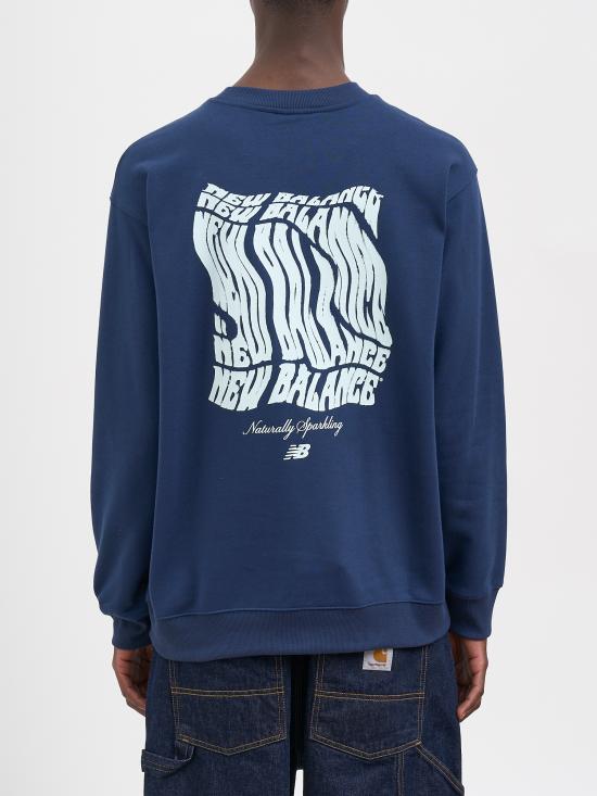 26SS 뉴발란스 스웨터 NMT61D4JXNNY Blue - NEW BALANCE