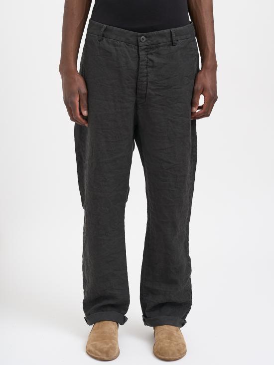 26SS 포에메 보헤미안 스트레이트 팬츠 NPT44T10399 Black