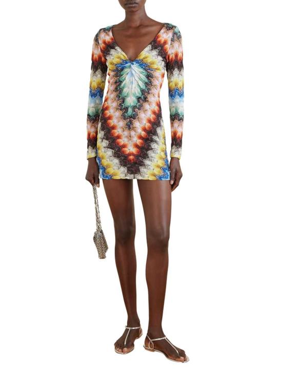 26SS 미소니 원피스 DS26SG43BR015J MULTICOLOR BLK BASE SMSNV - MISSONI