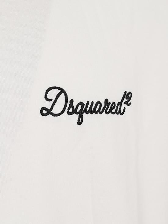 26SS 디스퀘어드2 탑 S74GD1525 D20106 100 WHITE - DSQUARED2