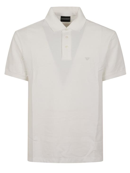 26SS 엠포리오 아르마니 폴로 티셔츠 EM005251 AF10497 U0003 OFF WHITE