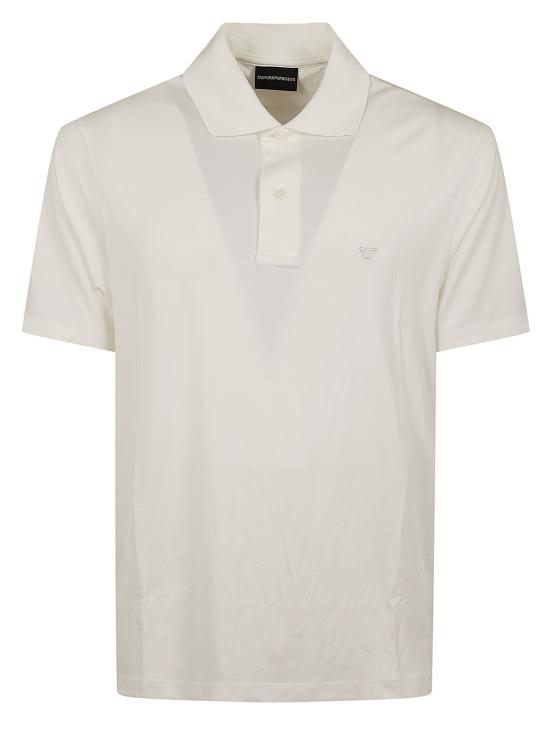 26SS 엠포리오 아르마니 폴로 티셔츠 EM004526 AF13721 U0003 OFF WHITE