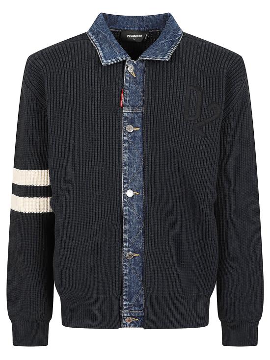 26SS 디스퀘어드2 스웨터 S74HA1591 D13185 962 NAVY VARIANT