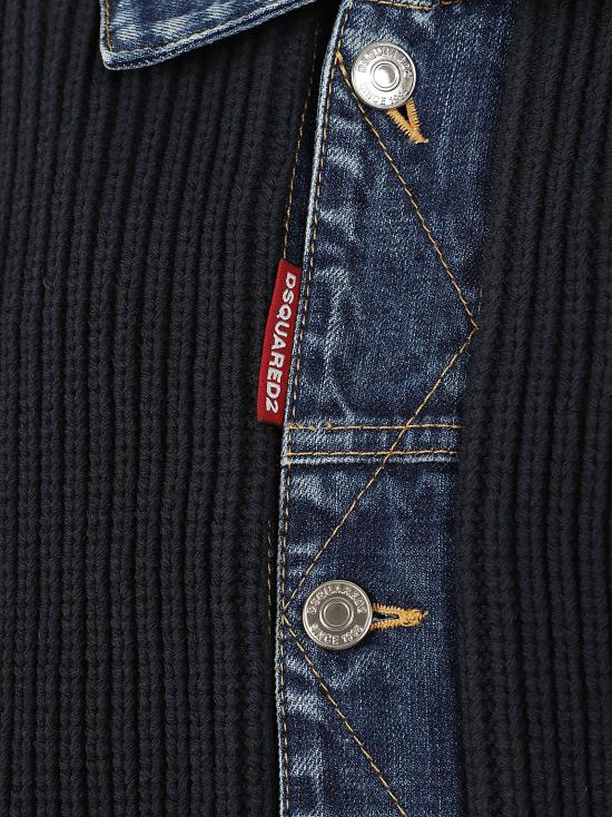 26SS 디스퀘어드2 스웨터 S74HA1591 D13185 962 NAVY VARIANT - DSQUARED2