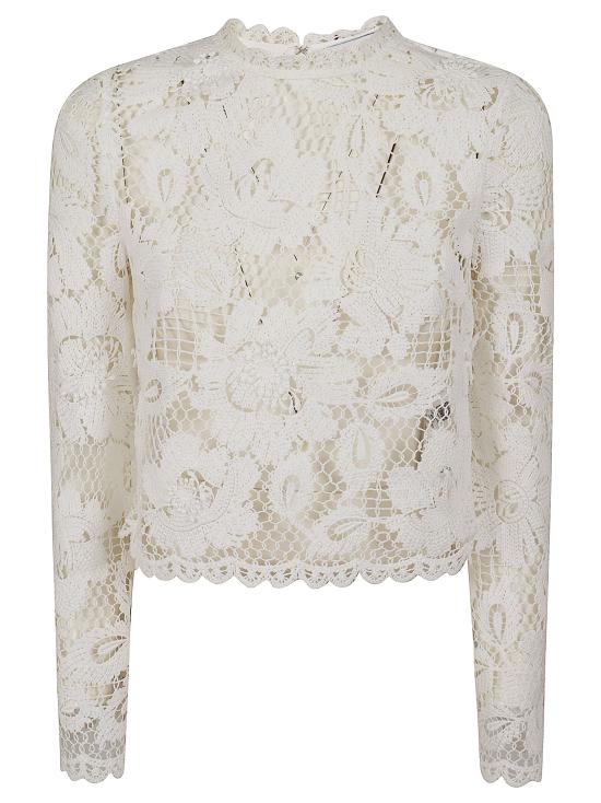 26SS 셀프 포트레이트 탑 SS26 007TW WHITE