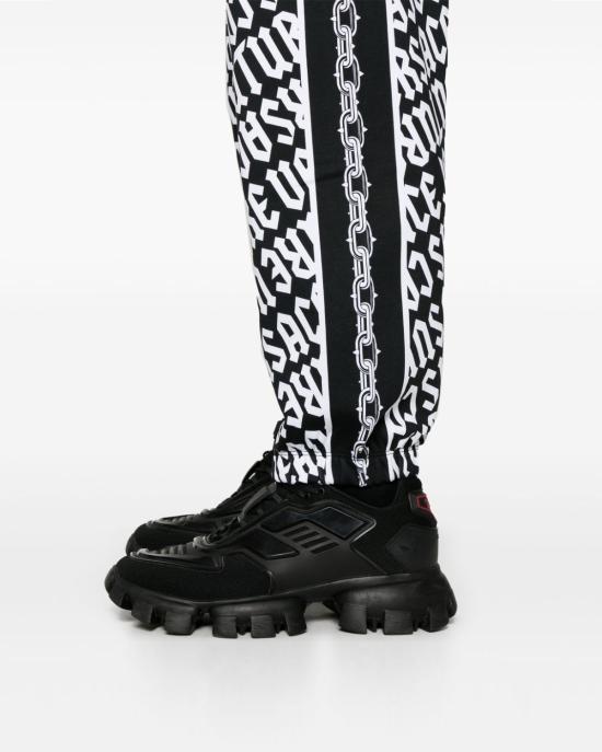  베르사체 트레이닝/조거 팬츠 77GAAE08 CF21E L01 NERO BIANCO - VERSACE