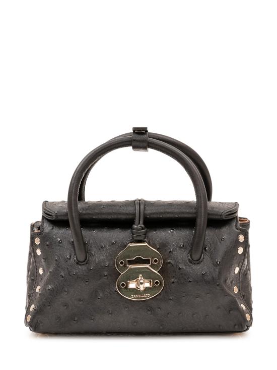 26SS 자넬라토 토트백 0687502230000B Z0001 BLACK CRATERE