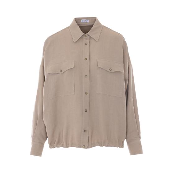 26SS 브루넬로 쿠치넬리 셔츠 MH126NE416 C9195 Beige
