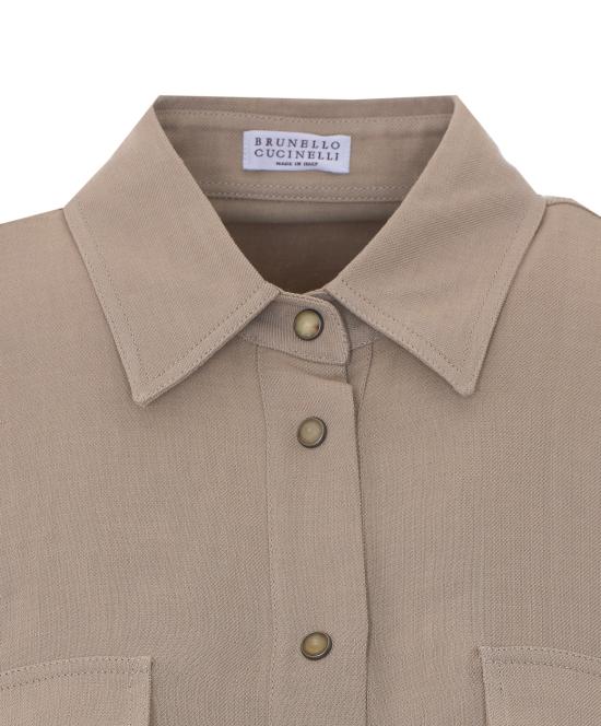 26SS 브루넬로 쿠치넬리 셔츠 MH126NE416 C9195 Beige - BRUNELLO CUCINELLI