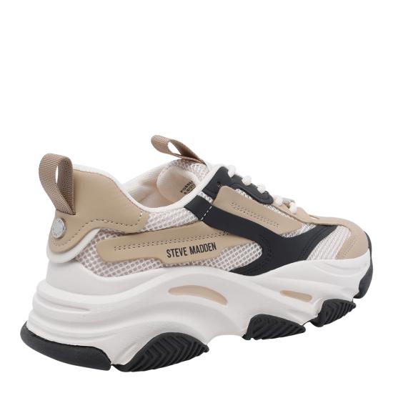 26SS 스티브매든 스니커즈 POSSESSION IRISH BLKSIL Beige - STEVE MADDEN
