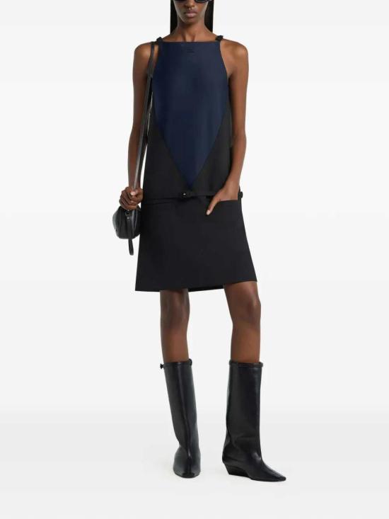 26SS 쿠레쥬 원피스 226CRO859PL0170 MIDNIGHT BLUE BLACK B258 - COURREGES