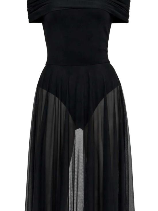 26SS 노마카말리 원피스 ST1263PMT53001 BLACK - NORMA KAMALI