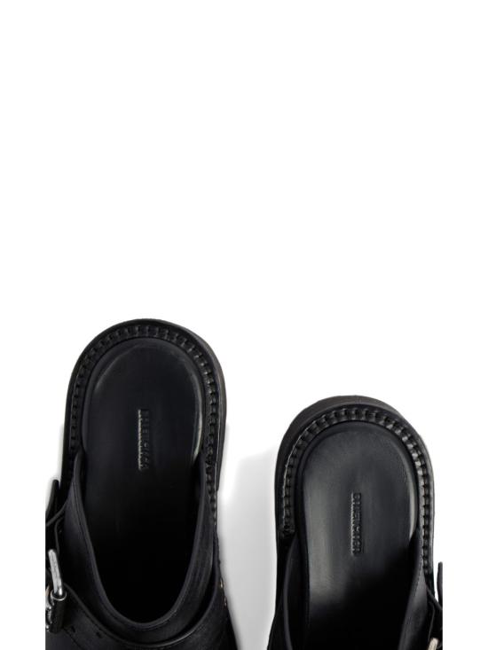 26SS 발렌시아가 뮬/슬리퍼 866723 WBEQ4 1081 BLACK DOM - BALENCIAGA